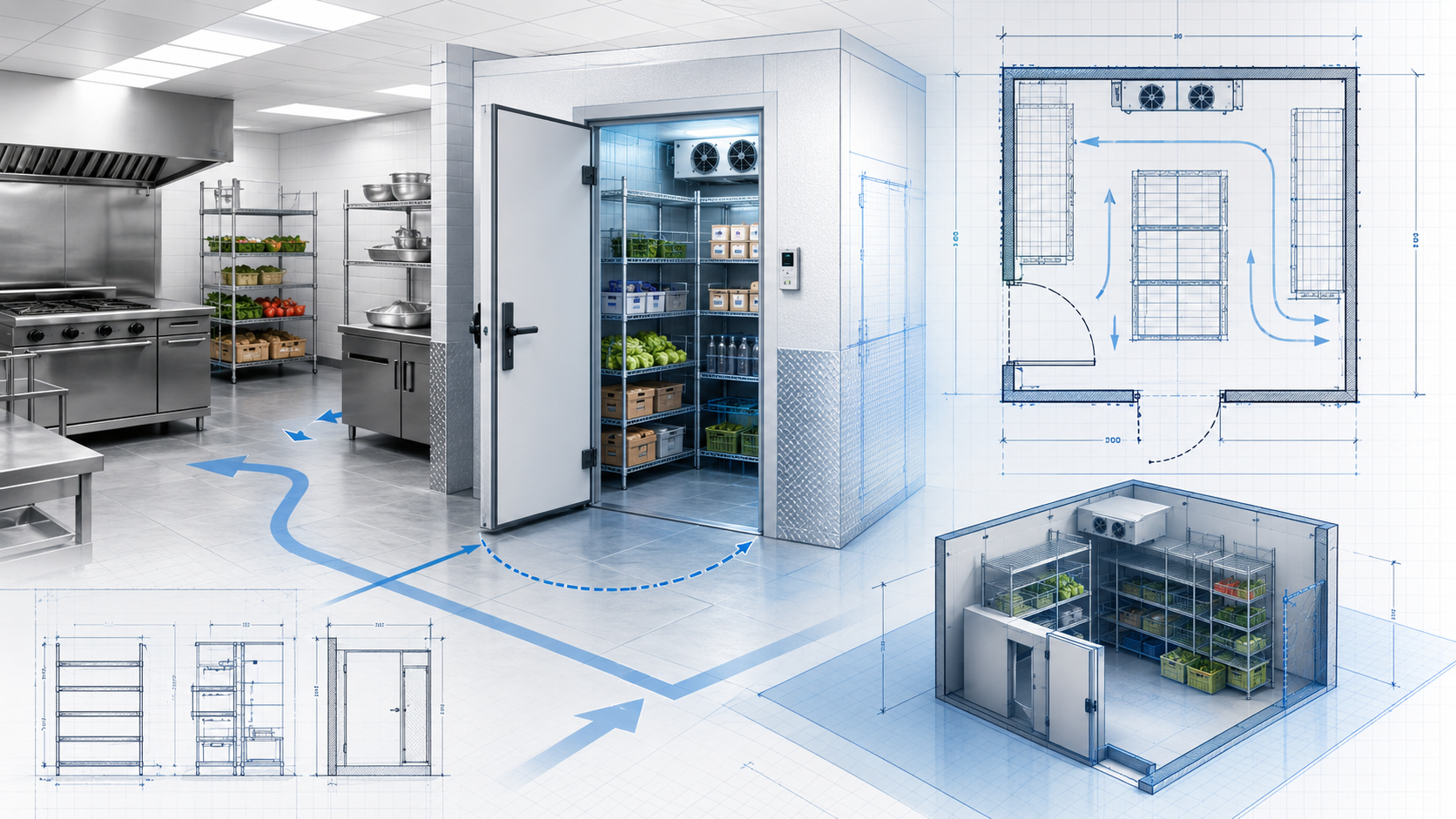 Walk-In Cooler Layout Design Ideas & Examples