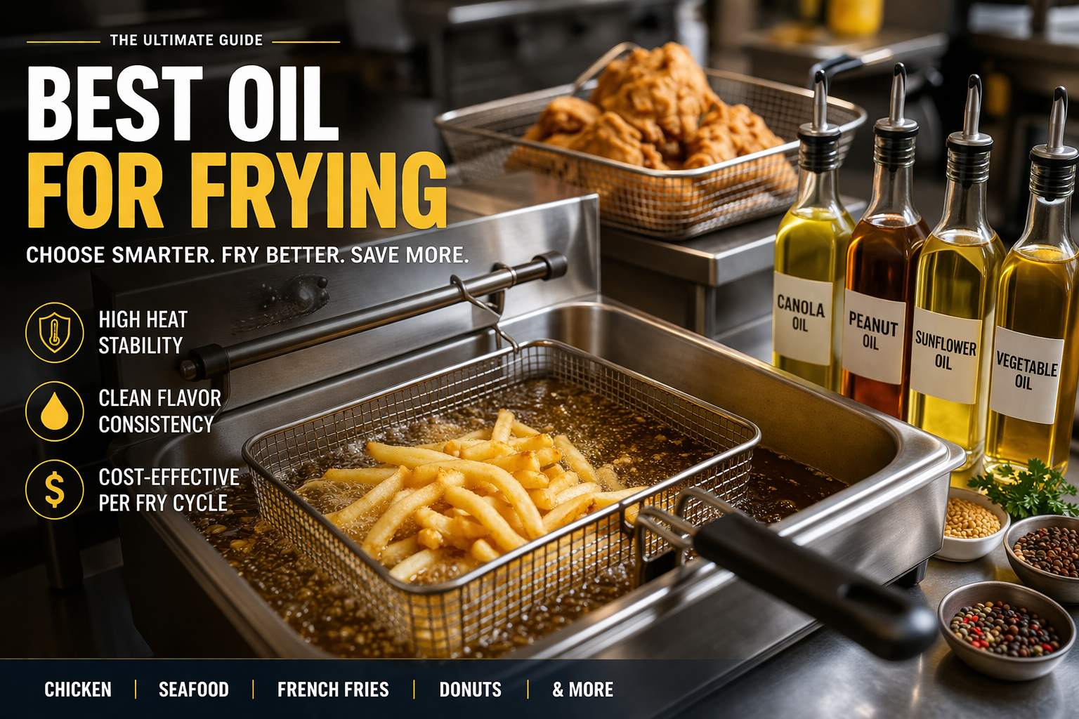 Best Oil for Frying (Commercial Guide)