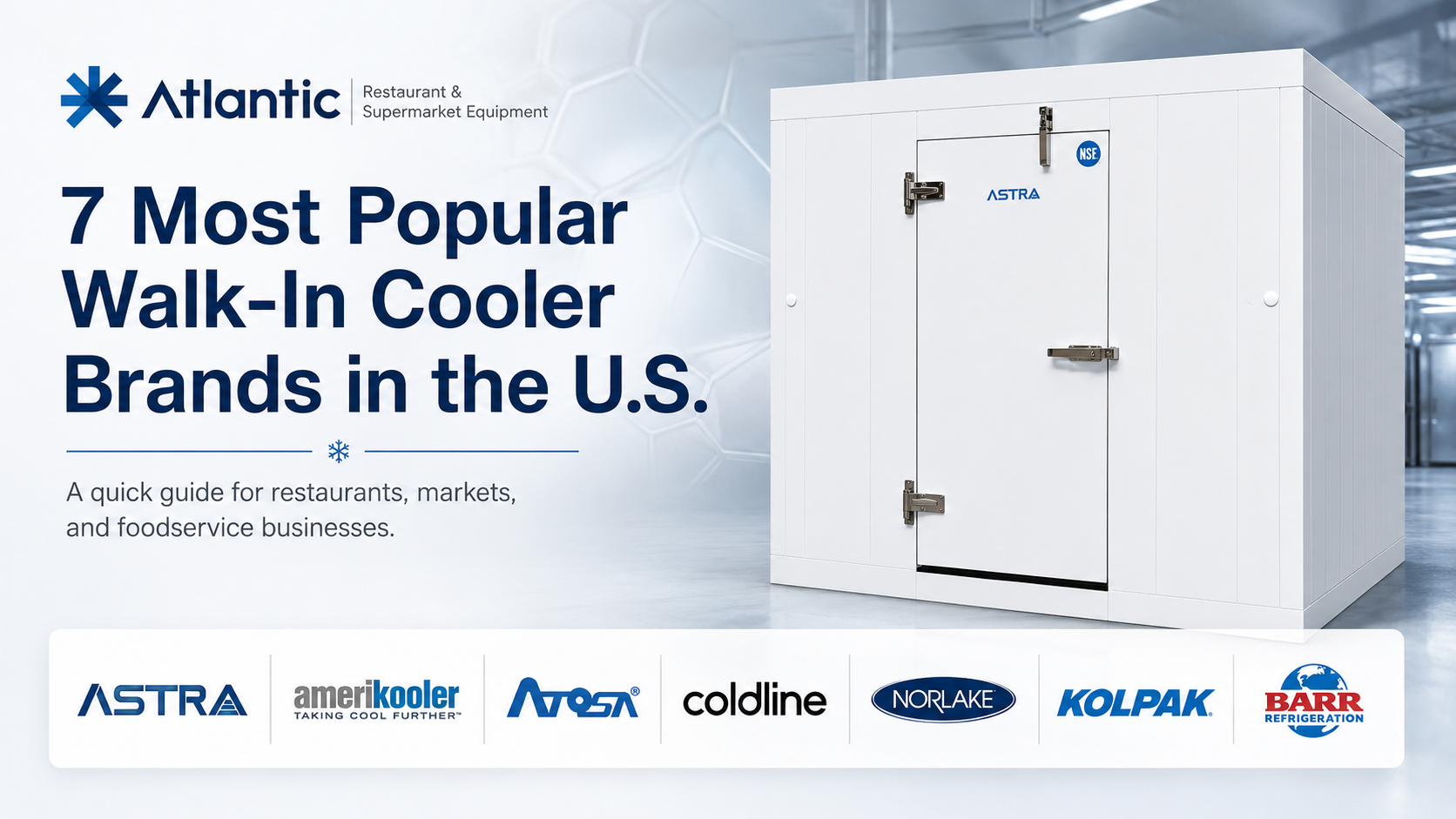 most popular walk in cooler brands