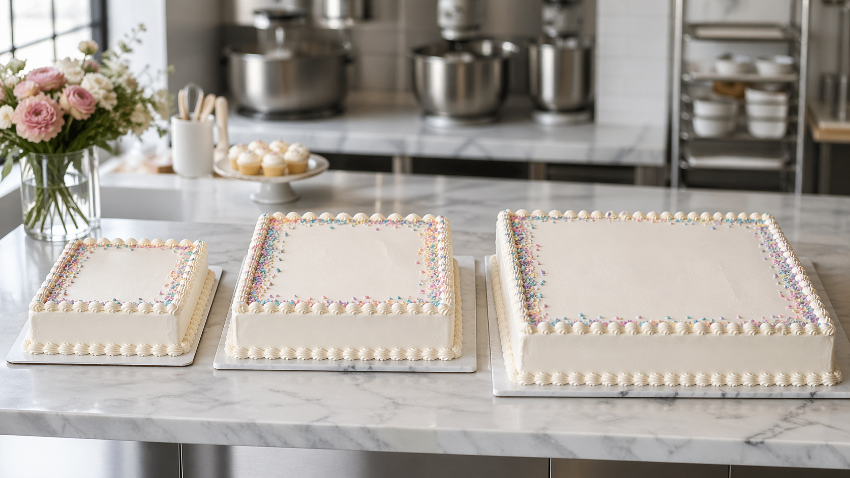 sheet cake sizes
