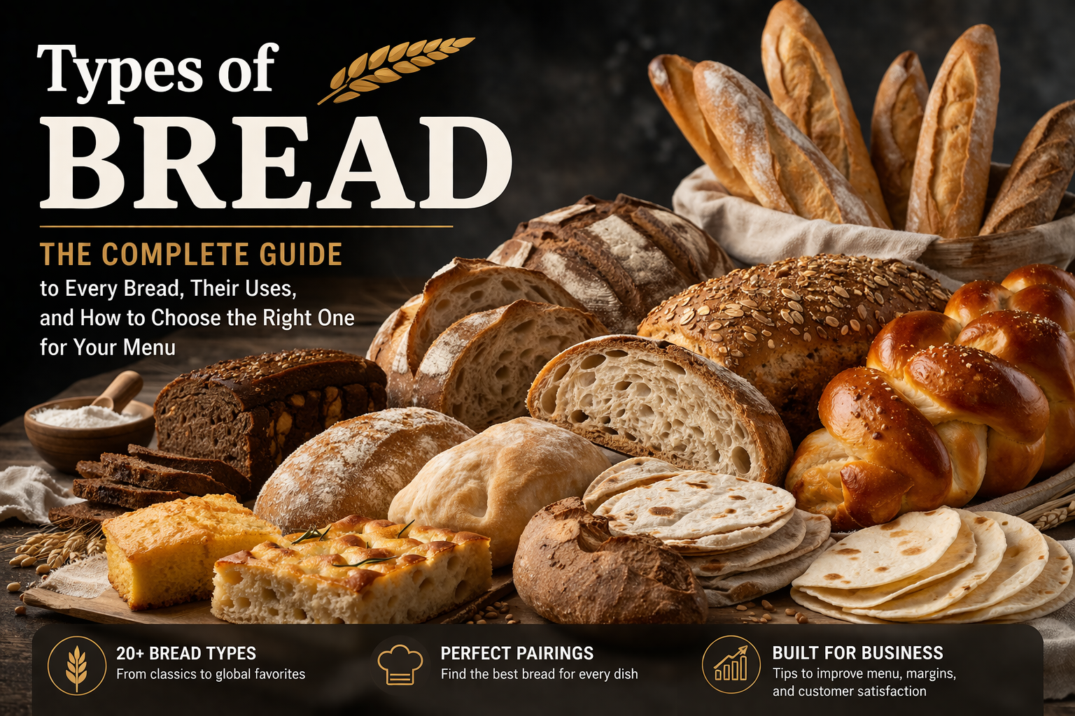 Types of Bread: The Complete Guide for Restaurants, Bakeries & Food Businesses