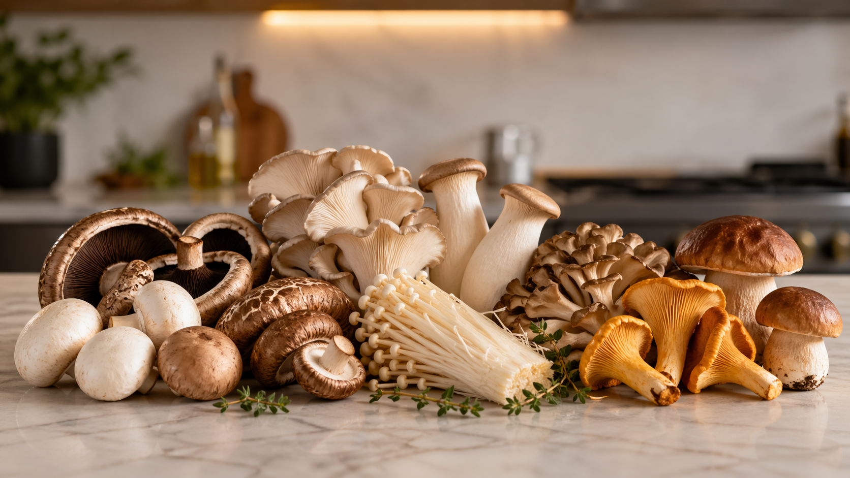 types of mushrooms