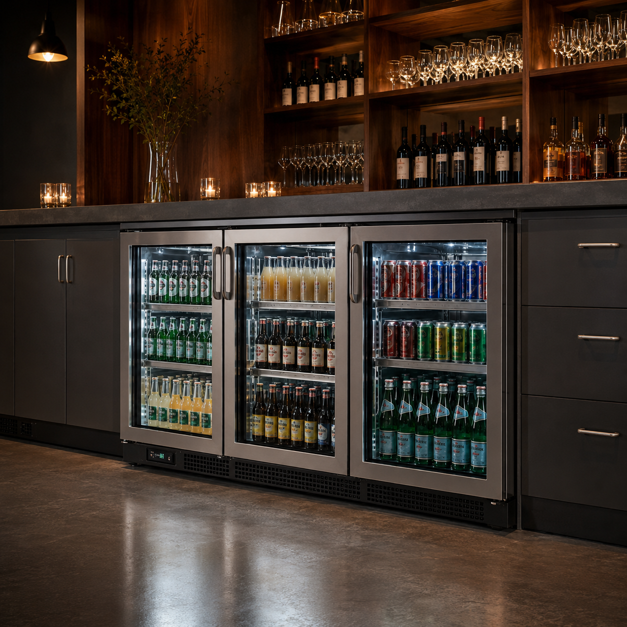 Commercial Back Bar Coolers & Bar Refrigerators