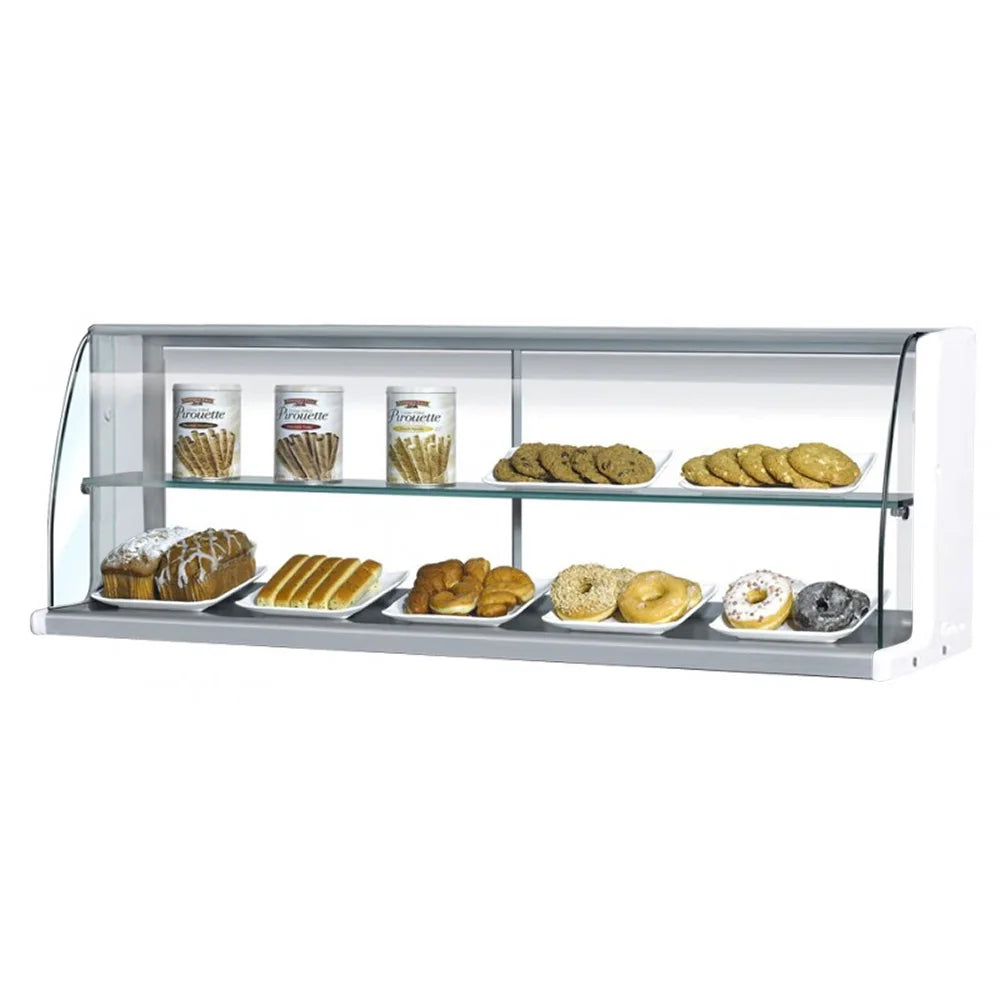 Turbo Air TOMD-75HW 75"L Non Ref. Top Case-High, 2 Tiers (white)