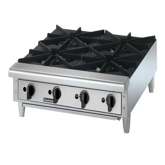 Toastmaster TMHP4 Gas 4 Burner Countertop Hot Plate - NG