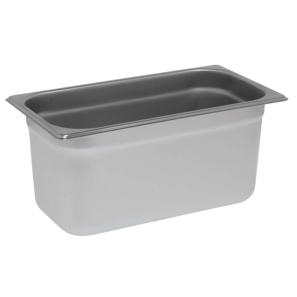 Prepline PFP-13-6 1/3 size stainless steel steam table pan, angled view (representative image)