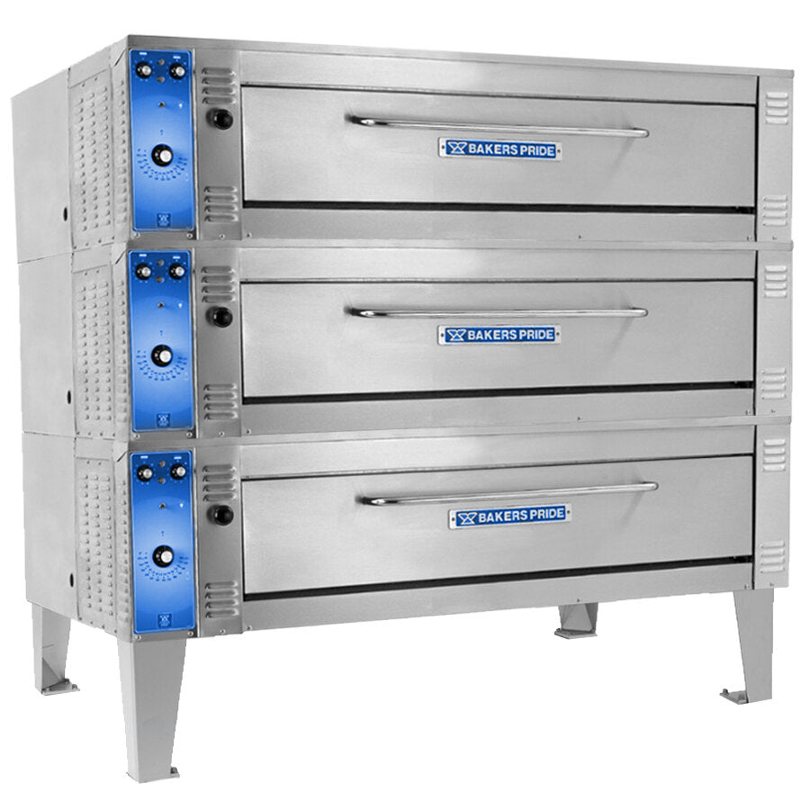 Bakers Pride ER-3-12-5736 Bakery Deck Oven – 3 Decks, 57-inch Deck, Electric, 240V, 3-Phase