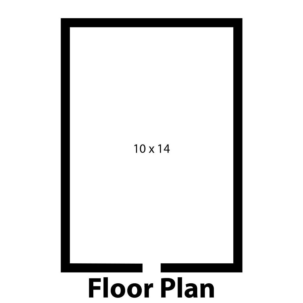Norlake FTOB1014-CX 10 X 14 Outdoor Walk-In Cooler With Floor