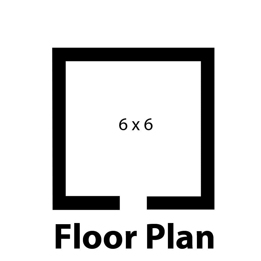 Norlake FTOB66-CX 6 X 6 Outdoor Walk-In Cooler With Floor