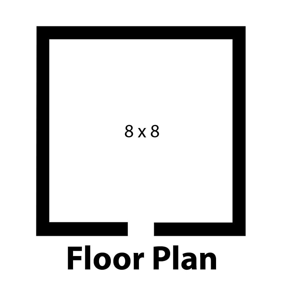 Norlake FTOB88-CX 8 X 8 Outdoor Walk-In Cooler With Floor