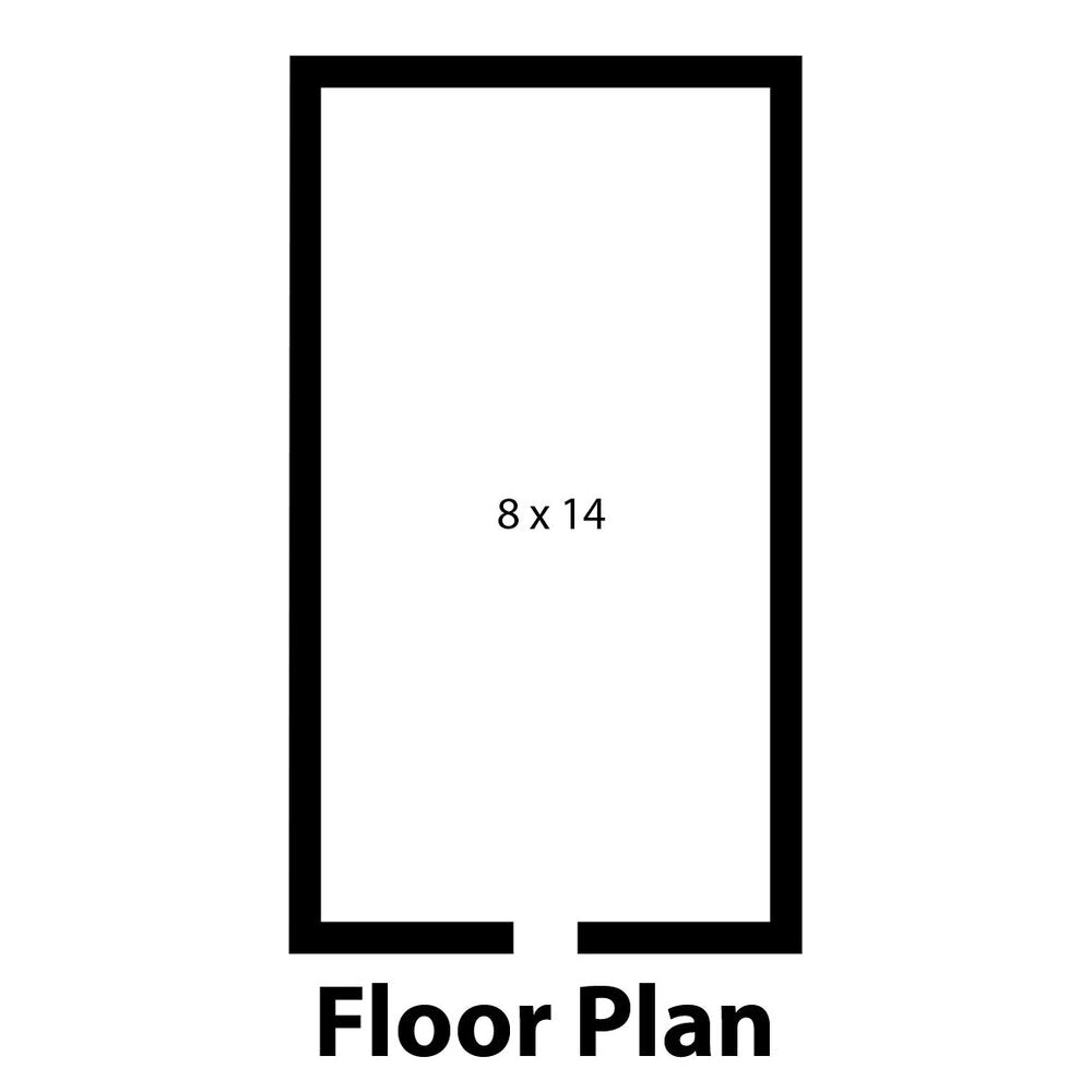 Norlake KLF77814-CX 8 X 14 Indoor Walk-In Freezer With Floor