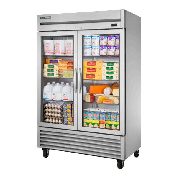 True TS-49G-HC~FGD01 2 Door Commercial Refrigerator