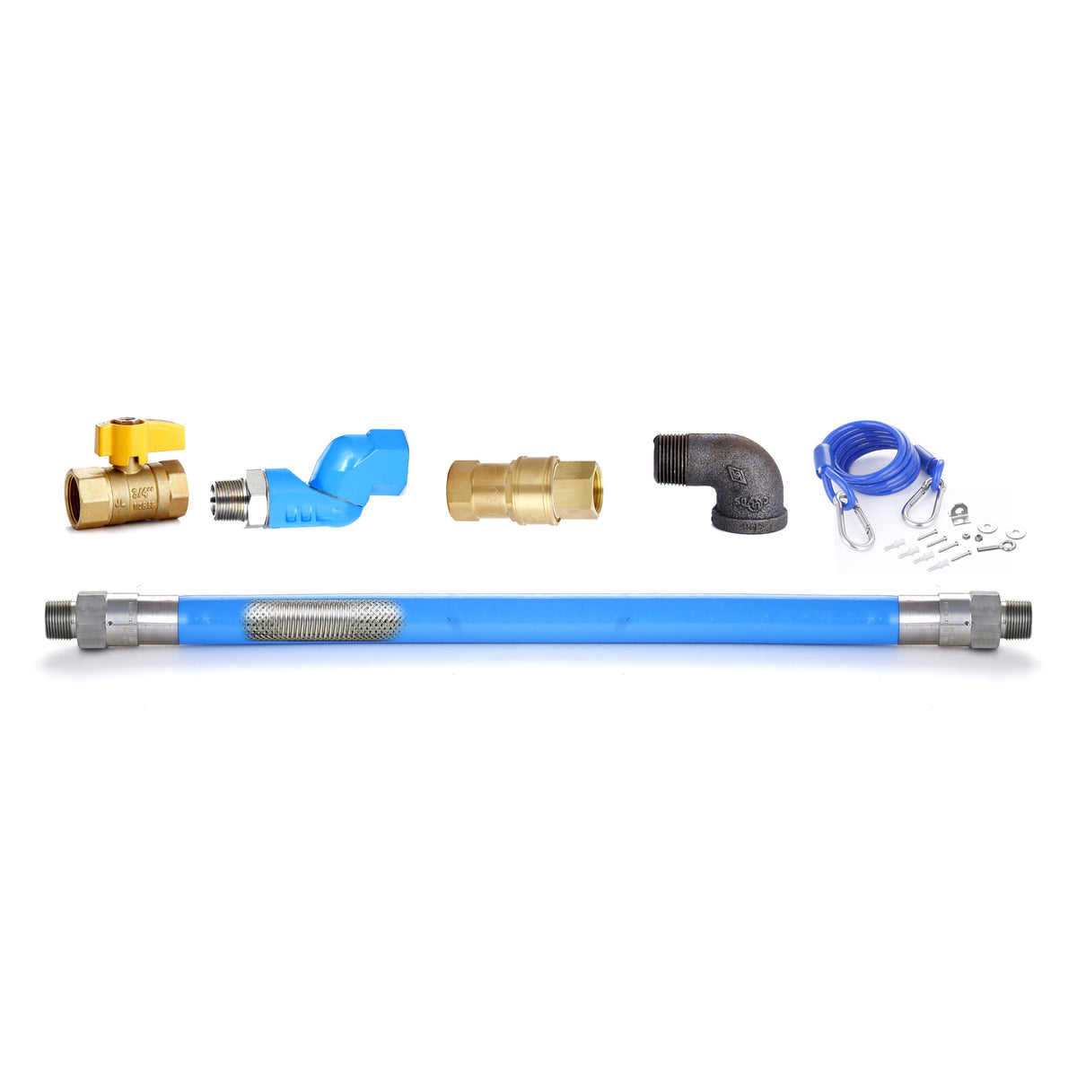 Sapphire TGH-7548QD Quick-Disconnect Gas Hose Kit β 48"