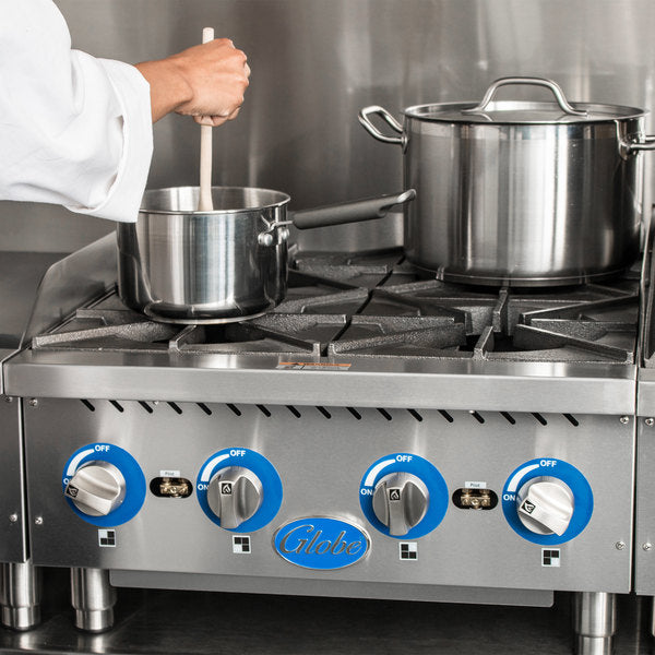 Globe GHP24G 24" Countertop Gas Hot Plate