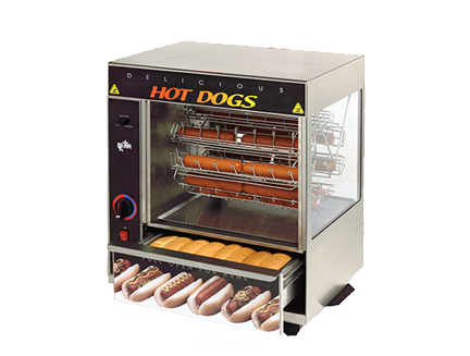 Star 174CBA Cradle Broil-O-Dog, 18 Dogs, 12 Buns