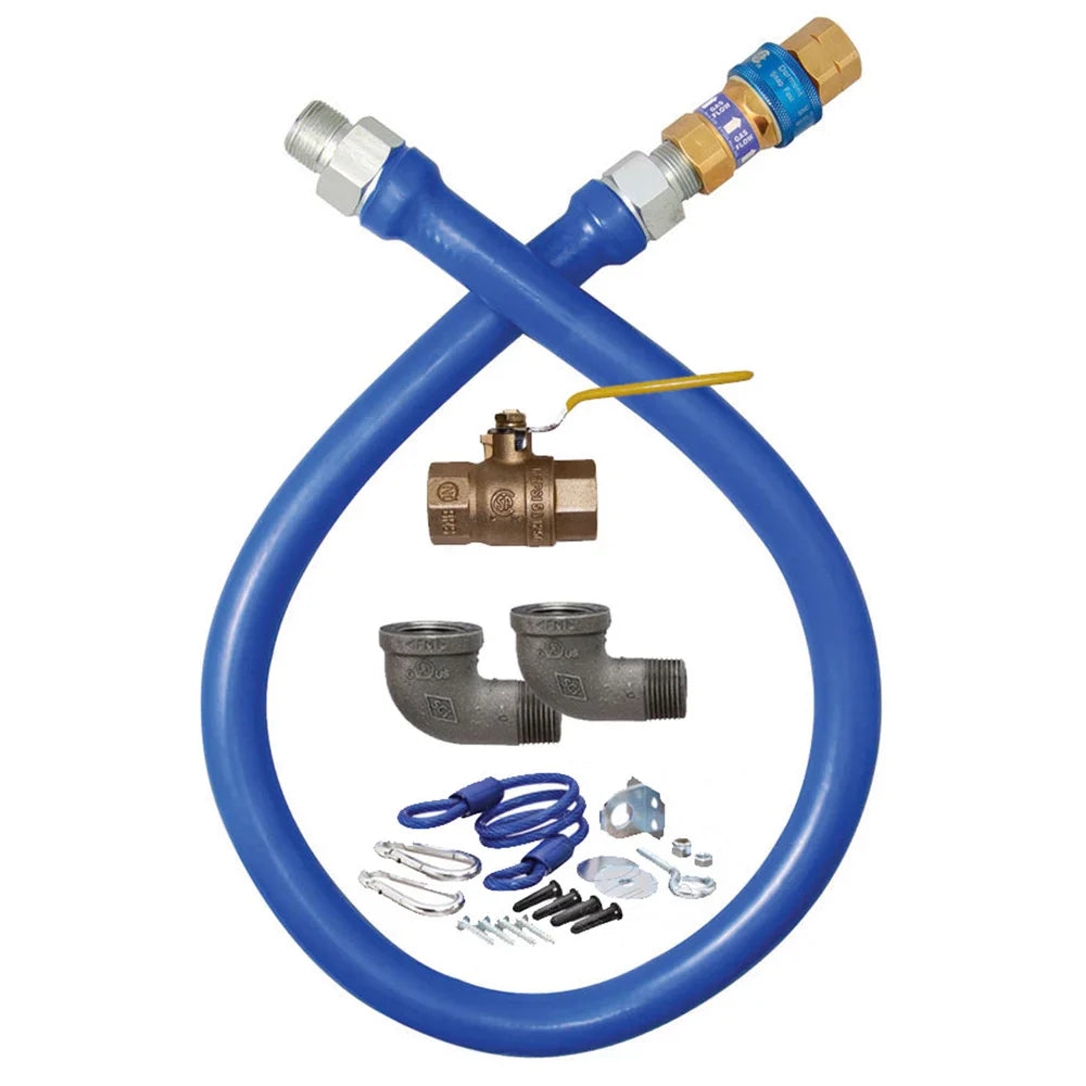 Dormont 1675KIT48 48" Gas Connector Kit w/ 3/4" Male/Male Couplings & (1) Quick Disconnect