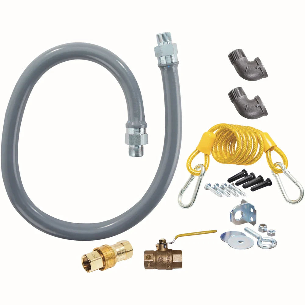 Dormont RG7548 48" Gas Connector Kit w/ 3/4" Male/Male Couplings & (1) Quick Disconnect