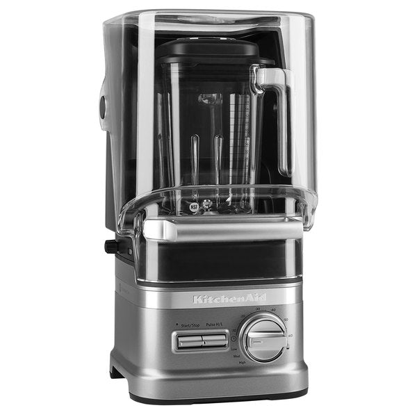 KitchenAid KSBC1B2CU Commercial Contour Silver Bar Blender w/ Sound Enclosure