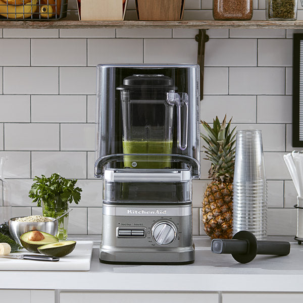 KitchenAid KSBC1B2CU Commercial Contour Silver Bar Blender w/ Sound Enclosure