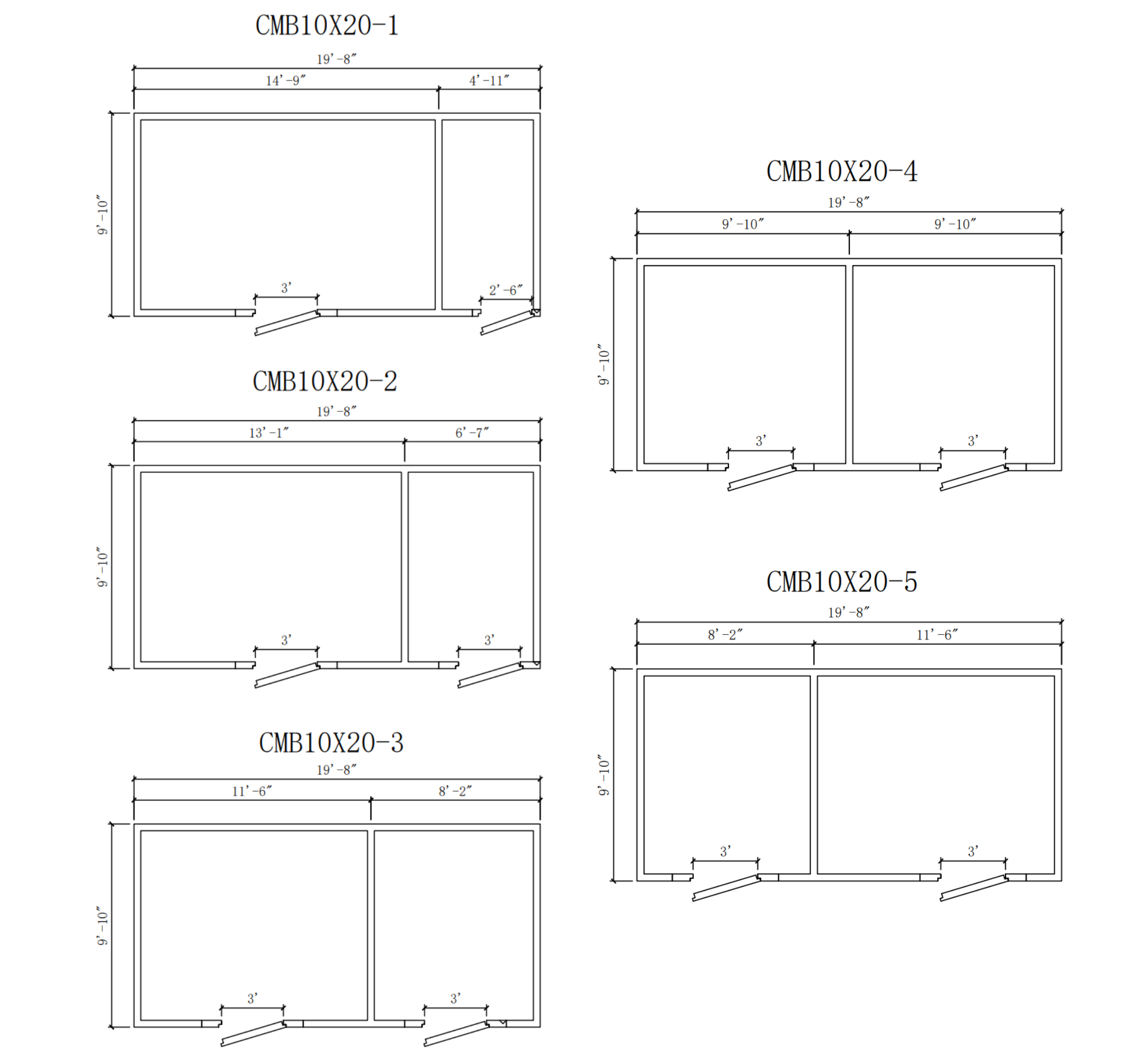 Astra 10 x 20 Walk-In Combo Cooler & Freezer With Floor CMB10X20