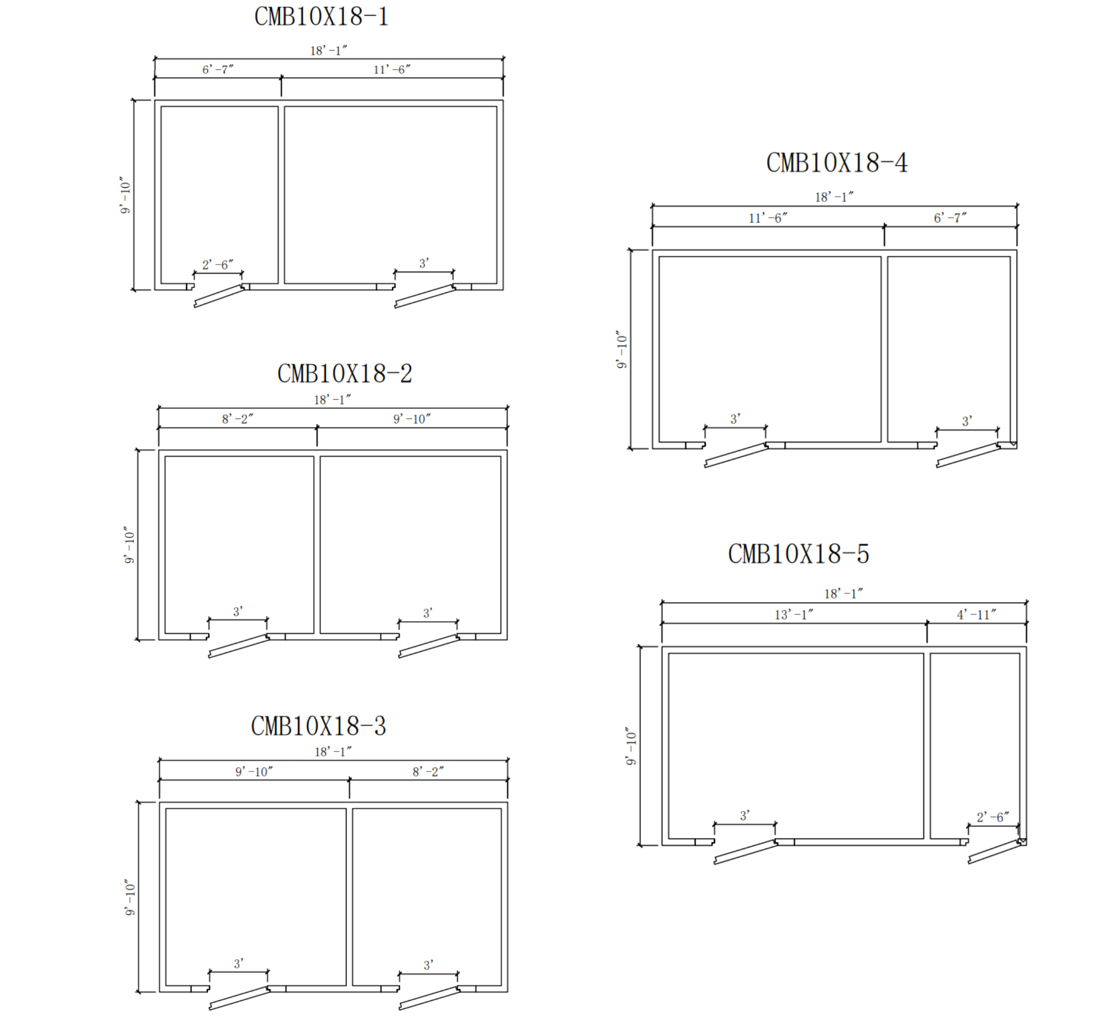 Astra 10 x 18 Walk-In Combo Cooler & Freezer With Floor CMB10X18