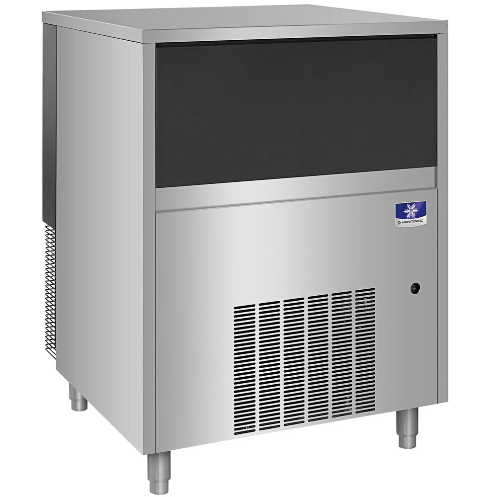 Manitowoc UFP0200A-161 19 3/4" Air-Cooled Undercounter Flake Ice Machine with 50 lb. Storage Bin - 272 lb., 115V