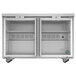 Hoshizaki Steelheart B Series UR48B-GLP01 48" Glass Door Low Profile Undercounter Refrigerator