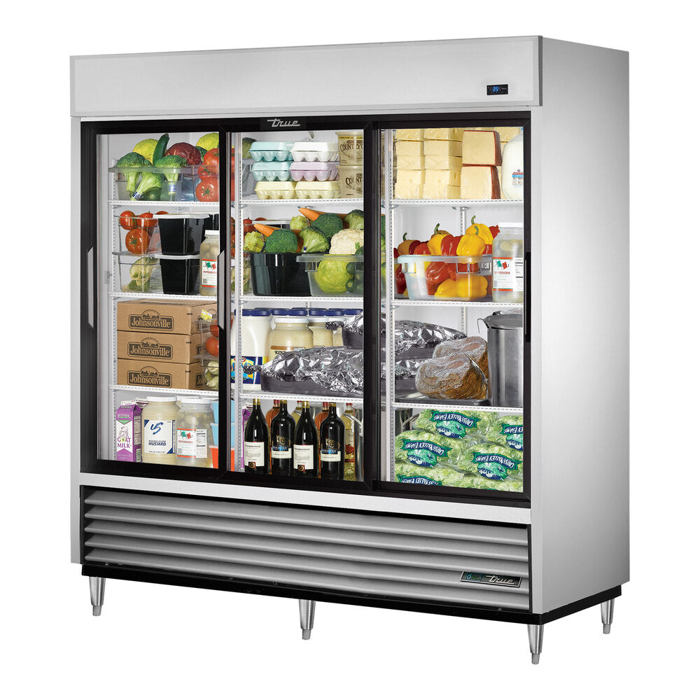 True TSD-69G-HC-LD 3 Doors Commercial Refrigerator
