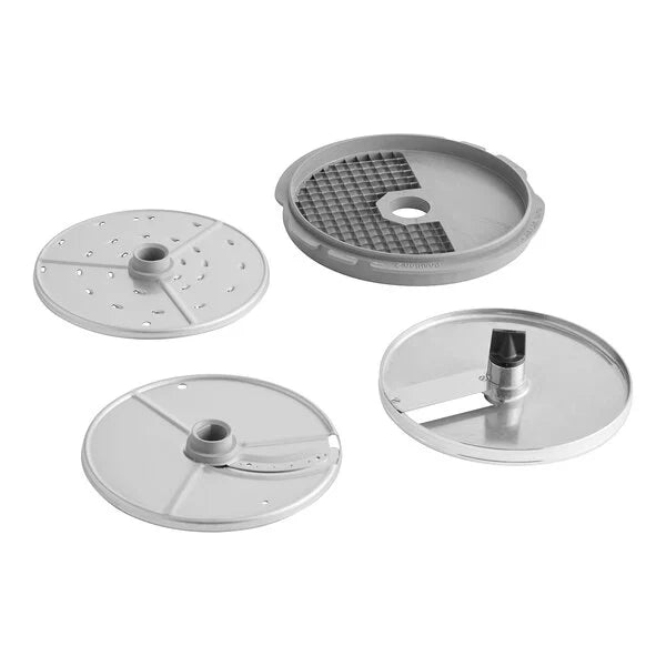 Robot Coupe R301U DICE Combination Food Processor with 4 Qt. / 3.7 Liter Stainless Steel Bowl, Continuous Feed & 4 Discs - 2 hp