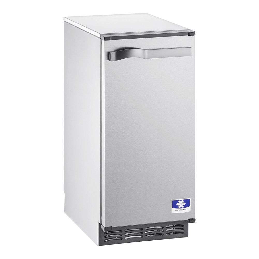 Manitowoc UCP0050A 14 3/4" Air-Cooled Undercounter Gourmet Cube Ice Machine with 25 lb. Storage - 52 lb., 115V