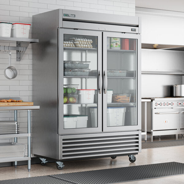 True T-49G-HC~FGD01 2 Door Commercial Refrigerator