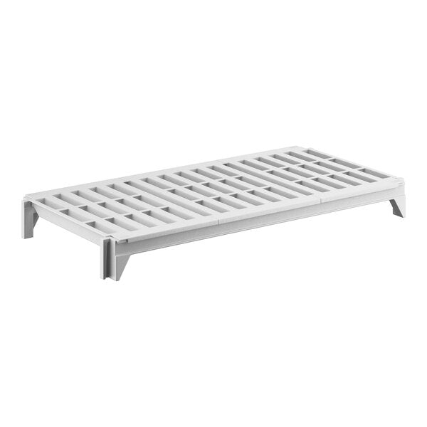 Cambro CPSK1836V1480 Camshelving Premium Shelf Plate Kit, 18"W x 36"L, Vented, Speckled Gray, Polypropylene, NSF Listed, Antimicrobial