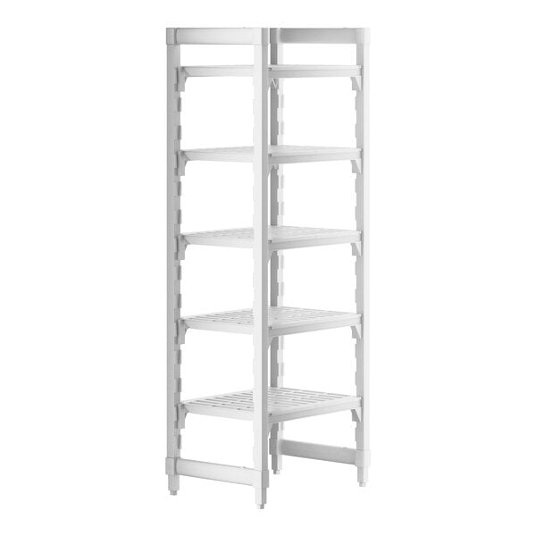 Cambro CPU182464V5480 Camshelving Premium 5-Shelf Vented Mobile Starter Unit - 18" x 24" x 64"