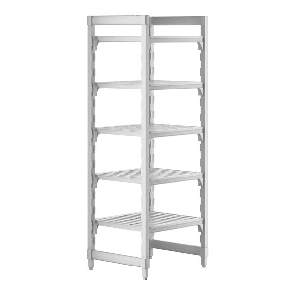 Cambro CPU212464V5480 Camshelving Premium 5-Shelf Vented Starter Shelving Unit - 21" x 24" x 64"