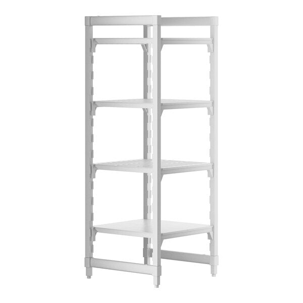 Cambro CPU242464VS4480 Camshelving Premium Vented/Solid 4-Shelf Starter Unit - 24" x 24" x 64"