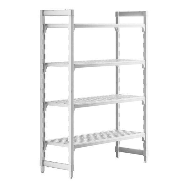 Cambro CPU184864V4480 Camshelving Premium Vented 4-Shelf Starter Shelving Unit - 18" x 48" x 64"