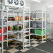 Cambro CPA247272V5PKG Camshelving Premium 5-Shelf Vented Add On Shelving Unit - 24" x 72" x 72"