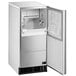 Hoshizaki AM-50BAK 14 7/8" Air-Cooled Undercounter Top Hat Cube Ice Machine with 27 lb. Storage - 54 lb., 115V