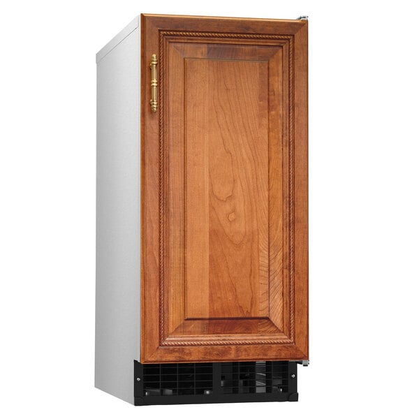 Hoshizaki C-80BAK-DS 14 7/8" Custom Cabinet Air-Cooled Undercounter Cubelet Ice Machine with 27 lb. Storage - 92 lb., 115V