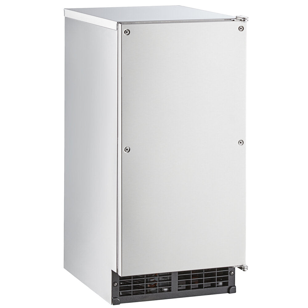 Hoshizaki C-80BAK-ADDS 14 7/8" ADA Compliant Custom Cabinet Air-Cooled Undercounter Cubelet Ice Machine with 27 lb. Storage - 92 lb., 115V