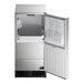 Hoshizaki AM-50BAK-DS 14 7/8" Custom Cabinet Air-Cooled Undercounter Top Hat Cube Ice Machine with 27 lb. Storage - 54 lb., 115V