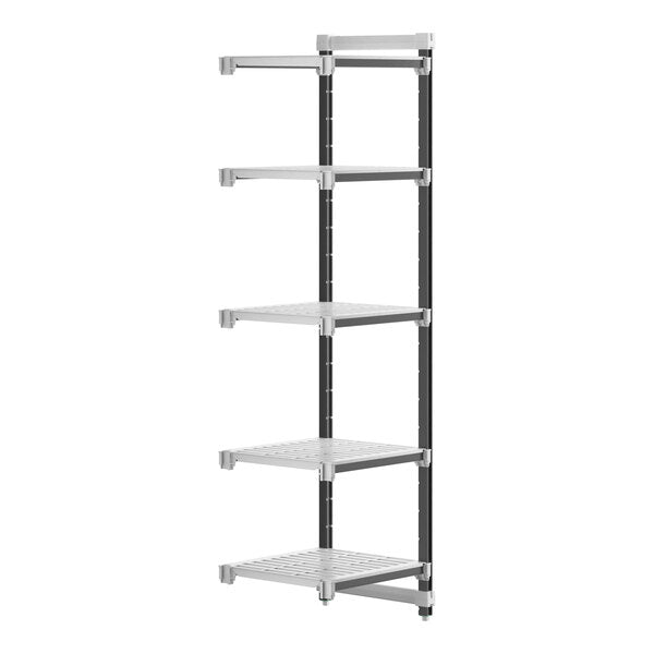 Cambro EXA212484V5480 Camshelving Elements 5-Shelf Vented Add-On Unit - 21" x 24" x 84"