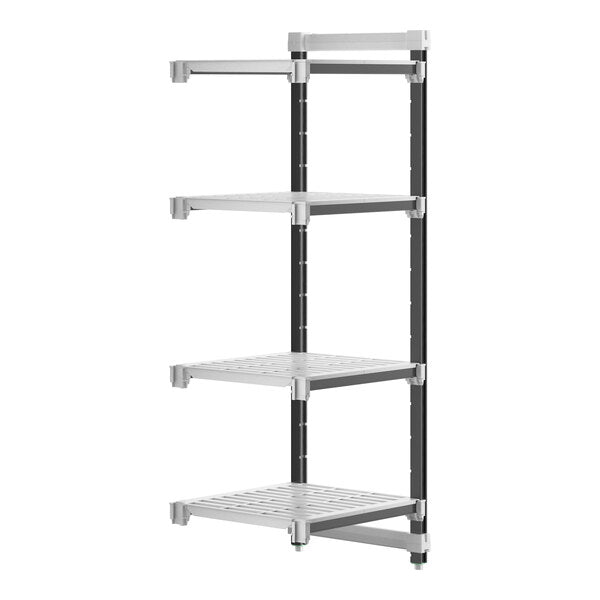 Cambro EXA212464V4480 Camshelving Elements 4-Shelf Vented Add-On Unit - 21" x 24" x 64"