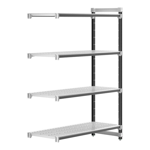 Cambro EXA215472V4480 Camshelving Elements 4-Shelf Vented Add-On Unit - 21"W x 54"L x 72"H