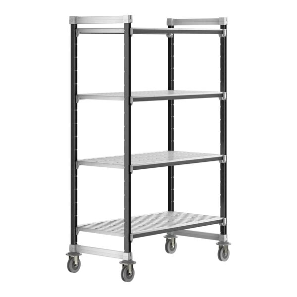 Cambro EXHD244878V4480 Camshelving Elements XTRA High Density Mobile Starter Unit - 24" x 48" x 78