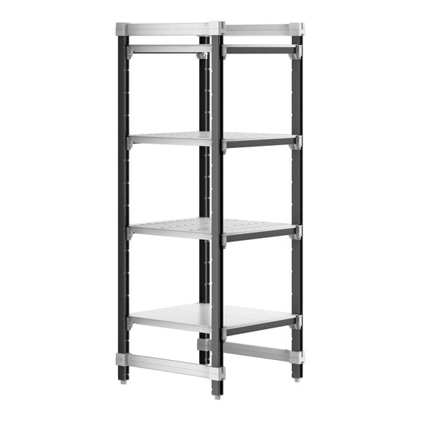 Cambro EXU242464VS4480 Camshelving Elements 4 Shelves Stationary Starter Unit - 24'' x 24'' x 64''