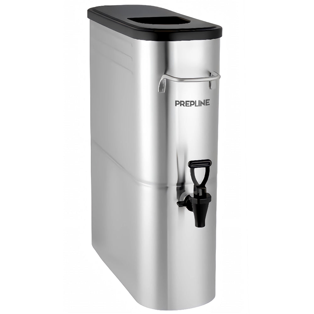 Prepline ITD3G slim iced tea dispenser, angle view