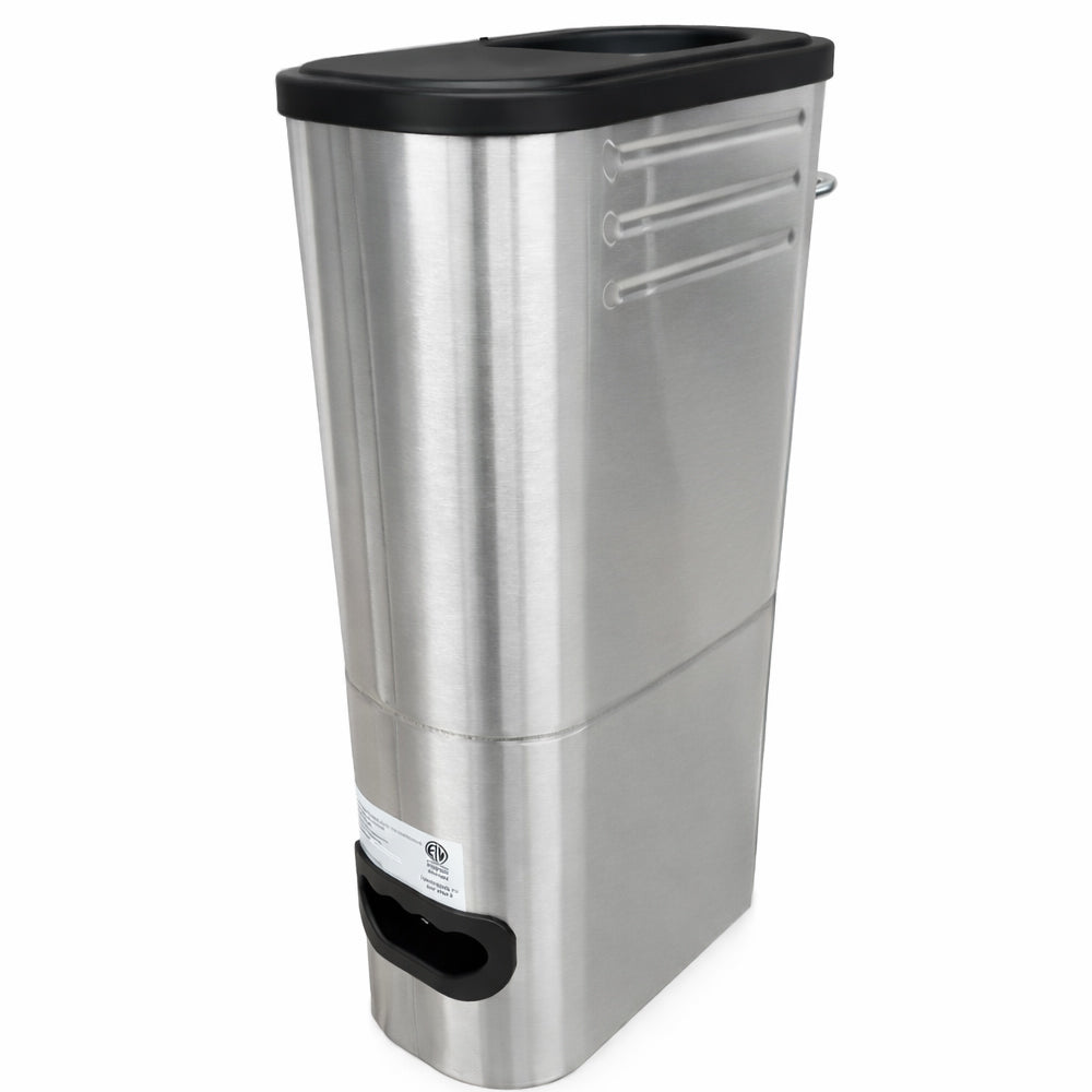 Prepline ITD3G slim iced tea dispenser, back angle view