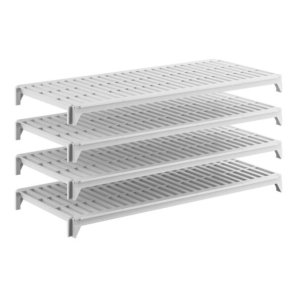 Cambro CPSK2454V4480 Camshelving Premium Shelf Plate Kit w/ 4 Vented Shelves - 24"W x 54"L