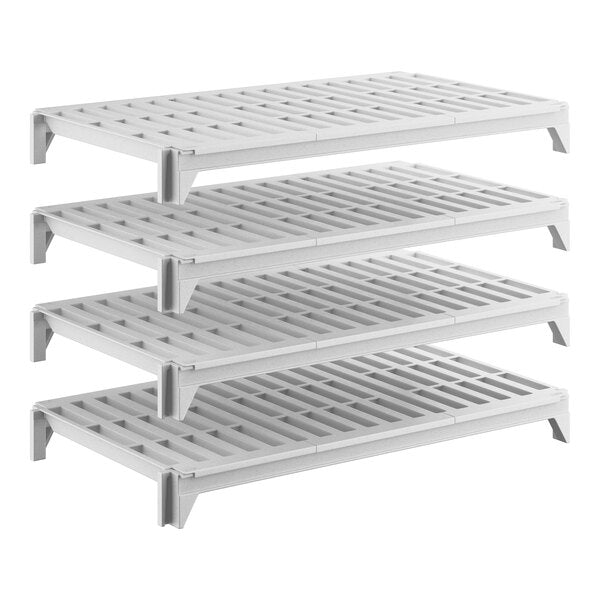 Cambro CPSK2136V4480 Camshelving Premium Shelf Plate Kit with 4 Vented Shelves - 21"W x 36"L